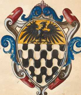 Familienwappen kleinerer Adelshäuser im...