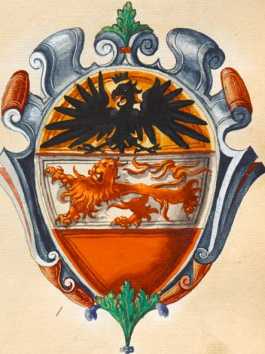 Familienwappen kleinerer Adelshäuser im...