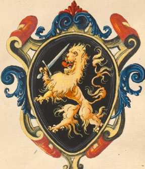 Familienwappen kleinerer Adelshäuser im...