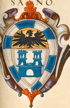 Familienwappen kleinerer Adelshäuser im...