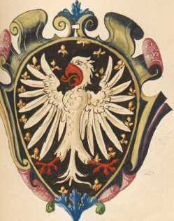 Familienwappen kleinerer Adelshäuser im...