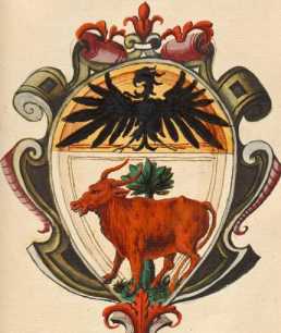 Familienwappen kleinerer Adelshäuser im...