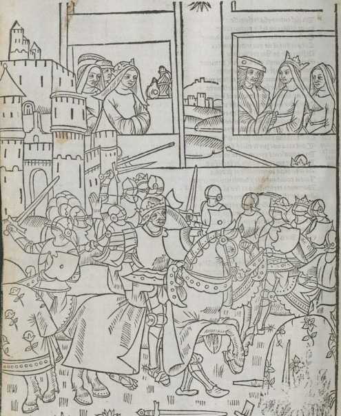 VP 1509D, Holzschnitt: Titelbild Aen. ... aus