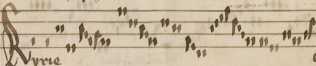 Zwei einstimmige Kyrie (22)
