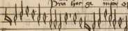 [Guillaume] Duffay (?)Conscendit iubilan...