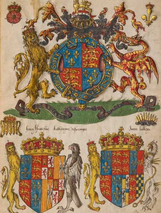 Königswappen König Heinrichs VIII. von...