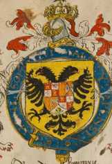 Familienwappen der Mitglieder des Hosenb...