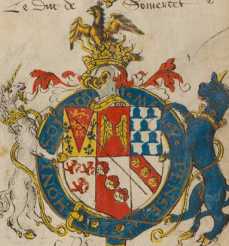 Familienwappen der Mitglieder des Hosenb...