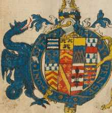Familienwappen der Mitglieder des Hosenb...
