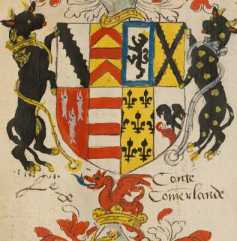 Familienwappen der 12 bedeutendsten Peer...