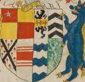 Familienwappen der 12 bedeutendsten Peer...