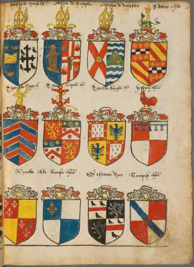Englische Familienwappen (16r )
