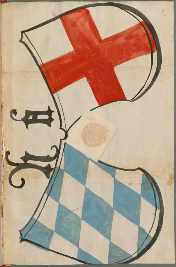 Allianzwappen Bayern und Georgskreuz (3r )
