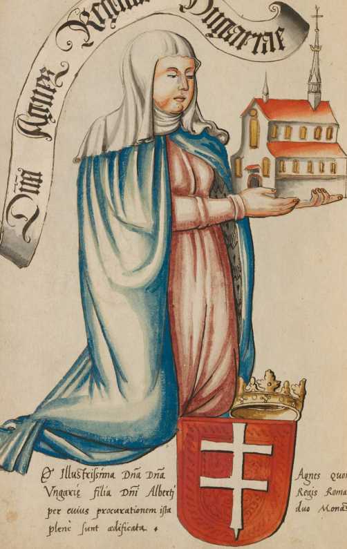 Agnes, Königin von Ungarn (14v )
