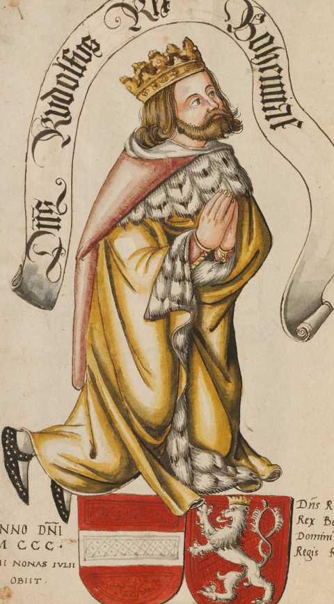 Rudolf I., König von Böhmen (15v )
