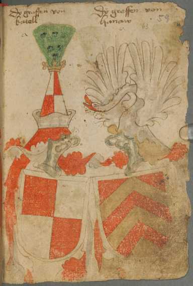 Wappen mit Bügelhelm (59r )
