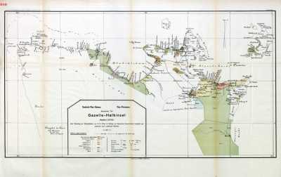 Karte: Nördlicher Teil Gazelle-Halbinsel ... dans
