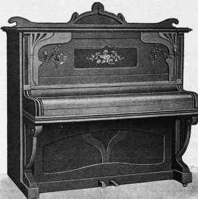 S. 344 Moderne Pianino-Gehäuse (344)
