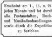 S. [895] Titelblatt Heft Nr. 29Inhaltsve...