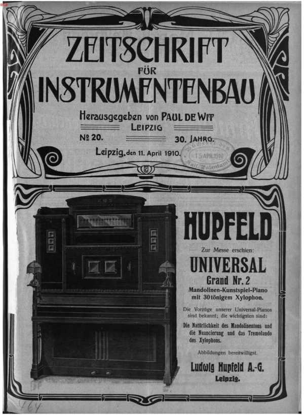 S. [U1] Umschlag Heft No. 20Inserate  (U...