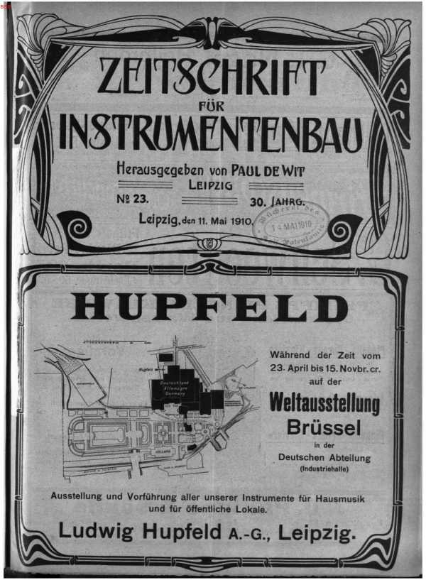 S. [U1] Umschlag Heft No. 23Inserate  (U...