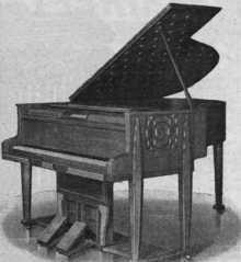 S. 279 Salon-Orgelharmonium mit Pedal (2...