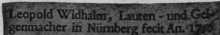 S. 7 Leopold Widhalm, ein deutscher Meis...