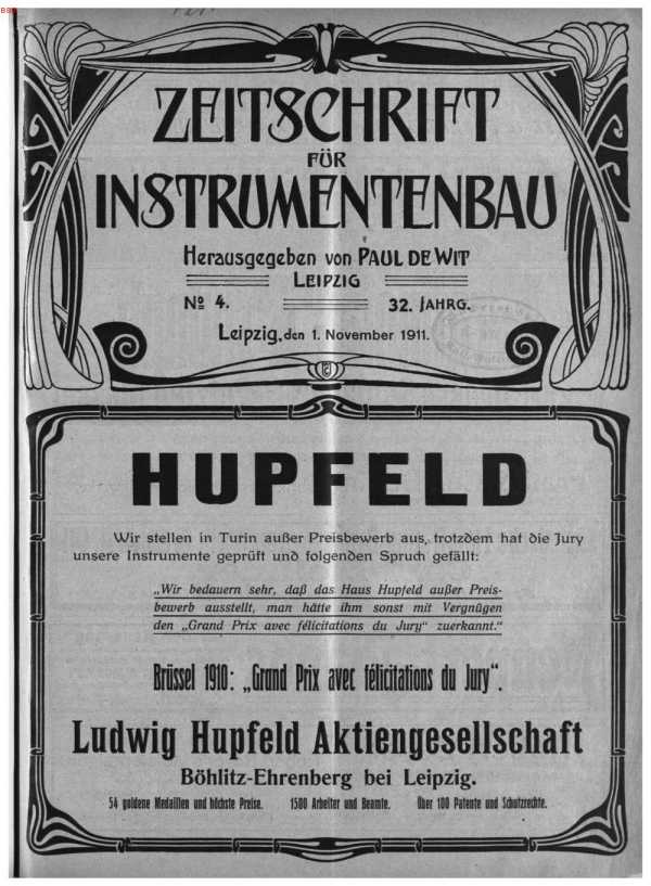 S. [U1] Umschlag Heft No. 4Inserate (U1 ...