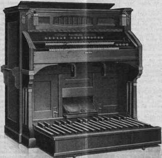 S. 535 Ein Pedal-Harmonium mit eingebaut...