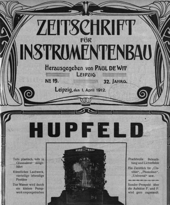 S. [U1] Umschlag Heft No. 19Inserate (U1...