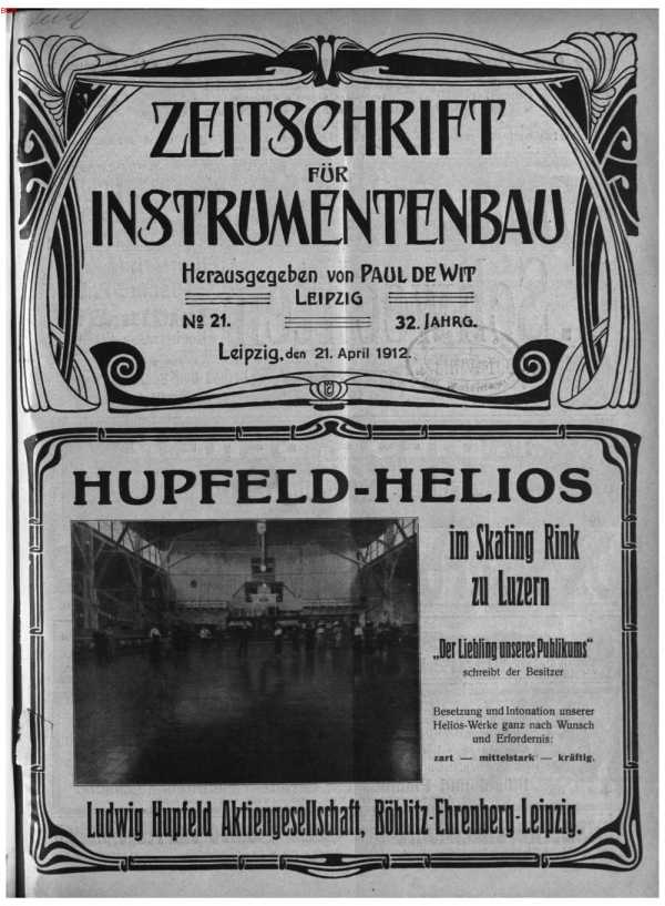 S. [U1] Umschlag Heft No. 21Inserate (U1...