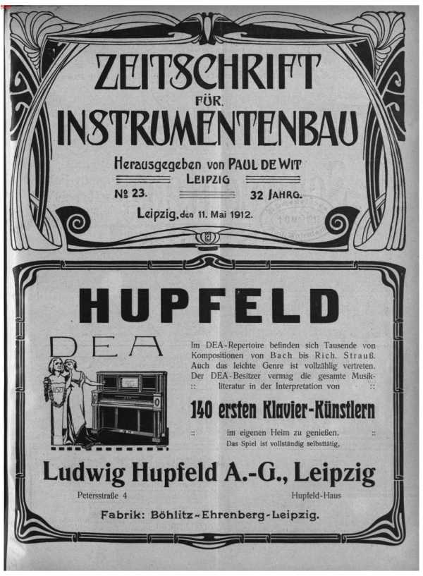 S. [U1] Umschlag Heft No. 23Inserate (U1...