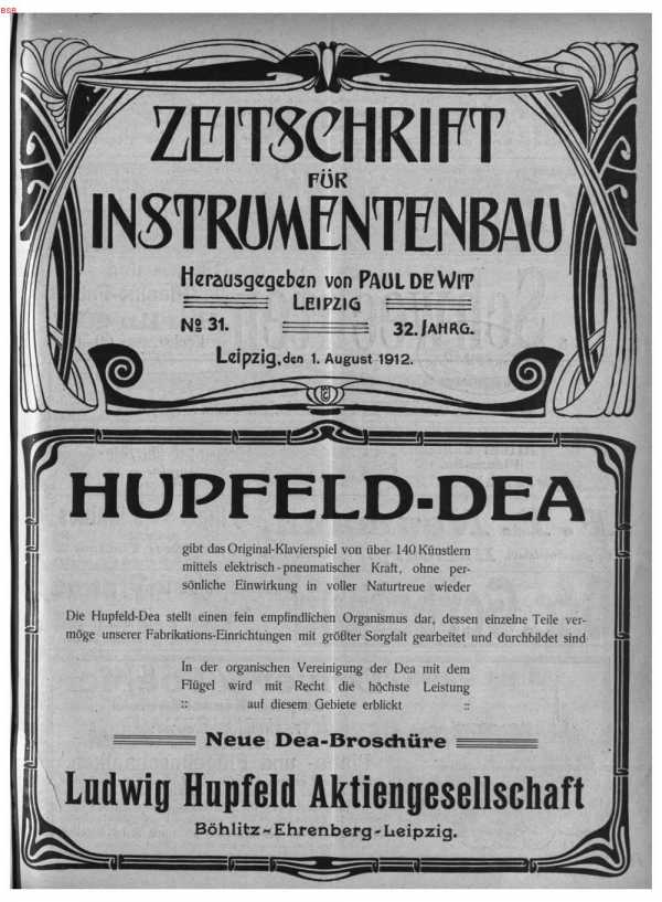 S. [U1] Umschlag Heft No. 31Inserate (U1...