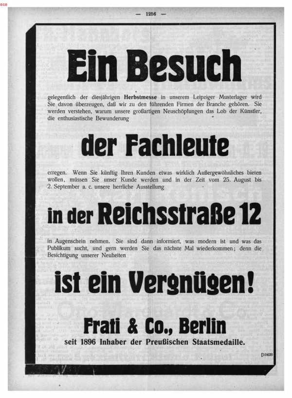 S. 1256 Inserate  (1256)
