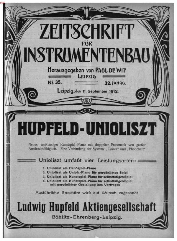 S. [U1] Umschlag Heft No. 35Inserate (U1...