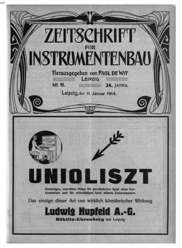 S. [U1] Umschlag Heft No. 11Inserate (U1...