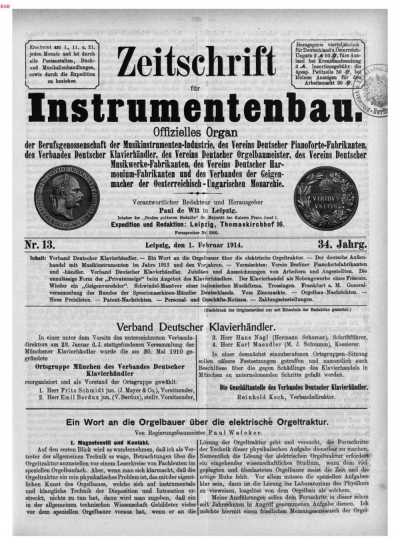 S. [491] Titelblatt Heft Nr. 13Inhaltsve...