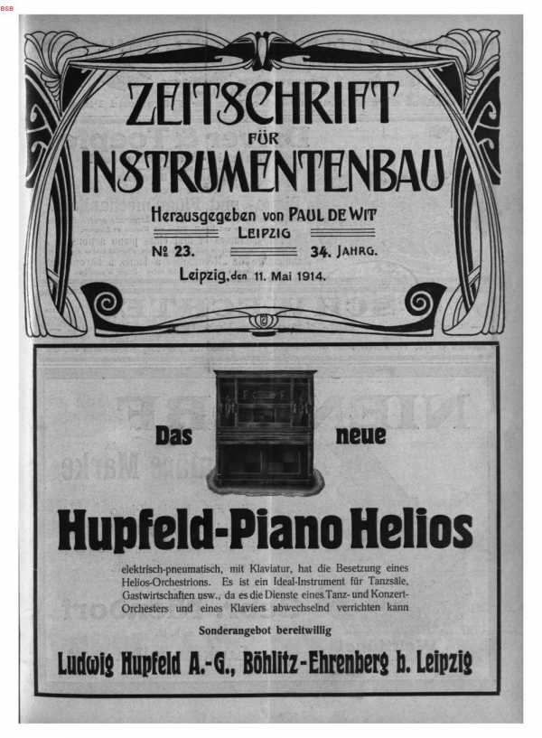 S. [U1] Umschlag Heft No. 23Inserate (U1...