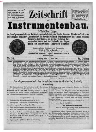 S. [1047] Titelblatt Heft Nr. 26Inhaltsv...