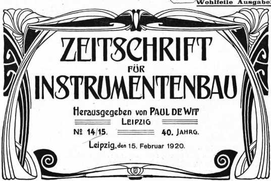 S. [U1] Umschlag Heft No. 14/15Inserate ...