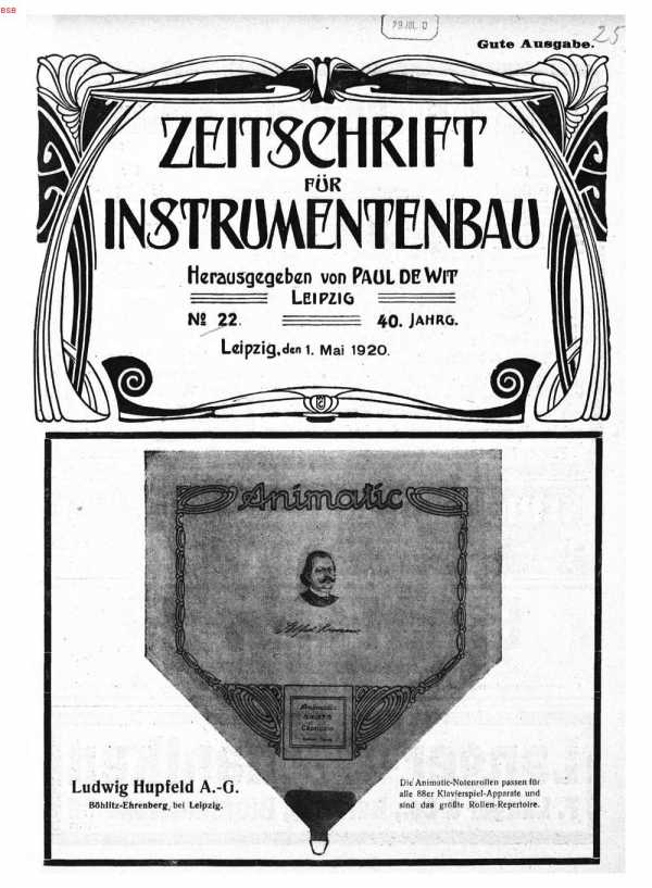 S. [U1] Umschlag Heft No. 22Inserate  (U...