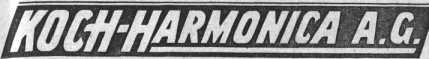 S. [564a] [Werbe-Beilage] Koch-Harmonica...