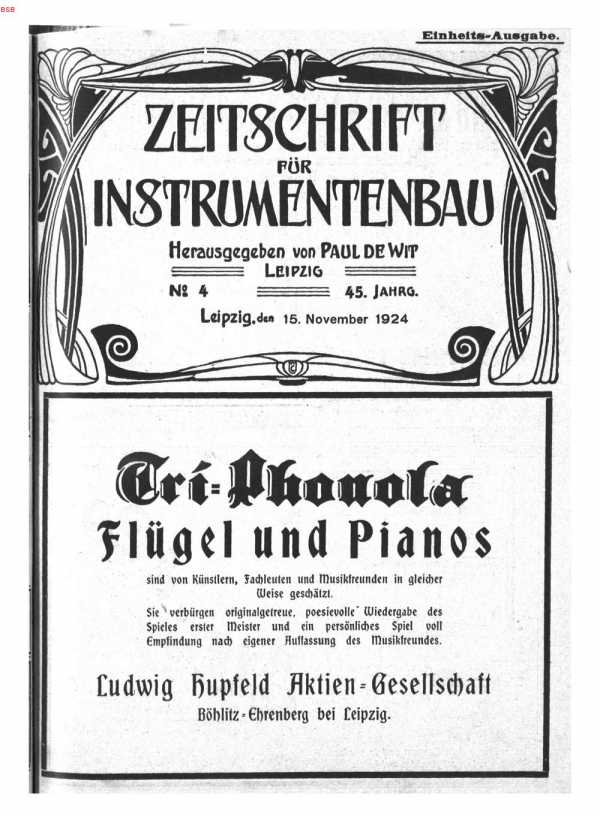 S. [U1] Umschlag Heft No. 4Inserate  (U1...