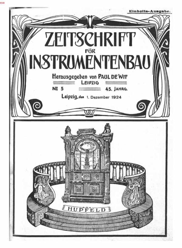 S. [U1] Umschlag Heft No. 5Inserate  (U1...