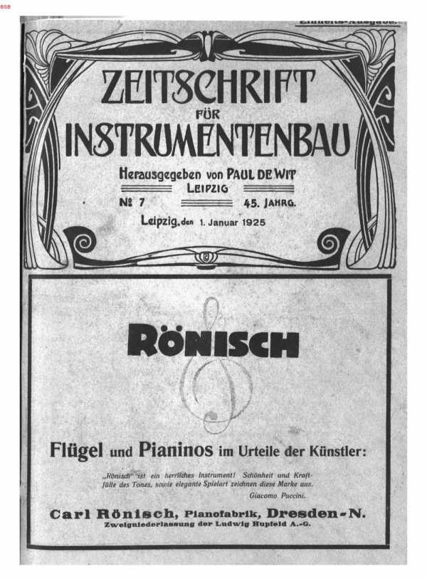 S. [U1] Umschlag Heft No. 7Inserate  (U1...