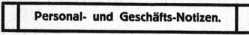 S. 622 Personal- und Geschäfts-Notizen ...