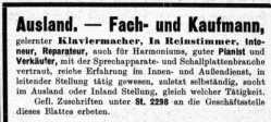 S. 564 [Todesanzeige für] Joseph Konetz...