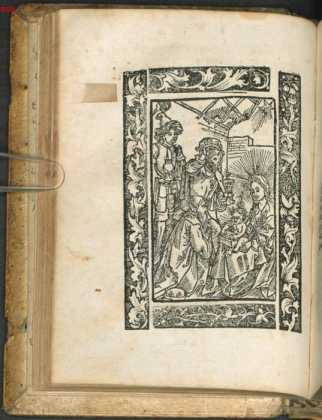 Holzschnitt: Anbetung der Könige ... aus