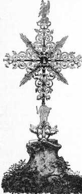 Nr. 112 Eisernes Grabkreuz in Rohrdorf (...