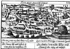 Nr. 182 Ansicht von Kempten im 17. Jahrh...